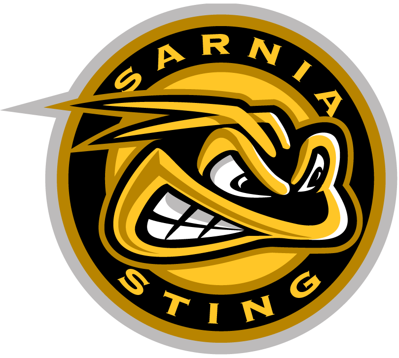 Sarnia Sting 2014-2019 Primary Logo iron on transfers for T-shirts